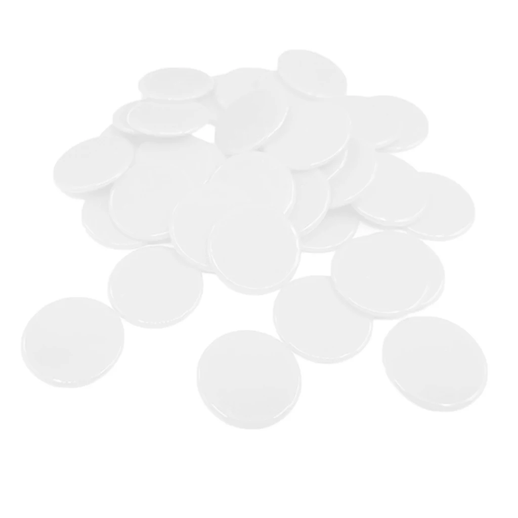100pcs Tokens Chips Solid Color Game Currency Hilarious Accessory Parts | Poker