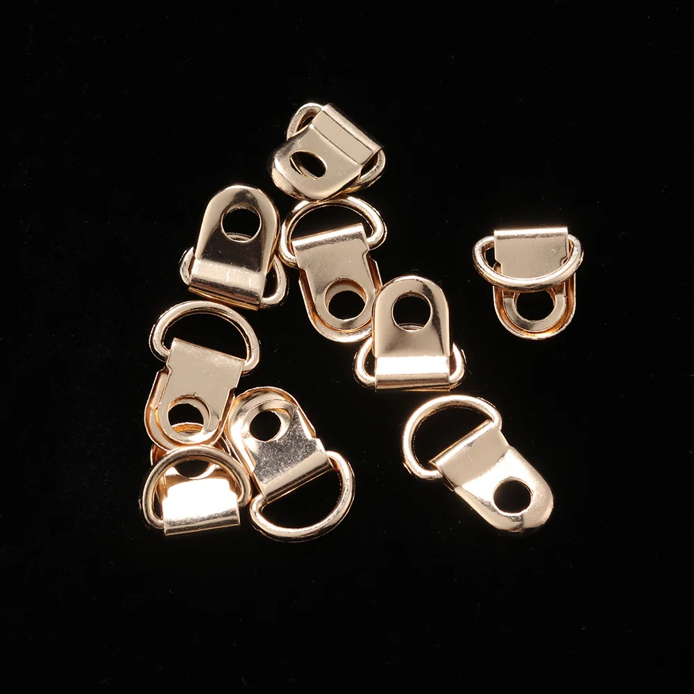 

10 Sets D Ring Buckle For Repair Bags Hiking Climbing Boots Practical Repair Buckles Diy Craft Bag Metal Decorative Accessories