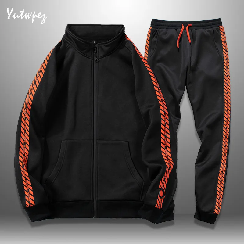 Новый спортивный костюм мужской осенне зимний Мужская спортивная куртка +