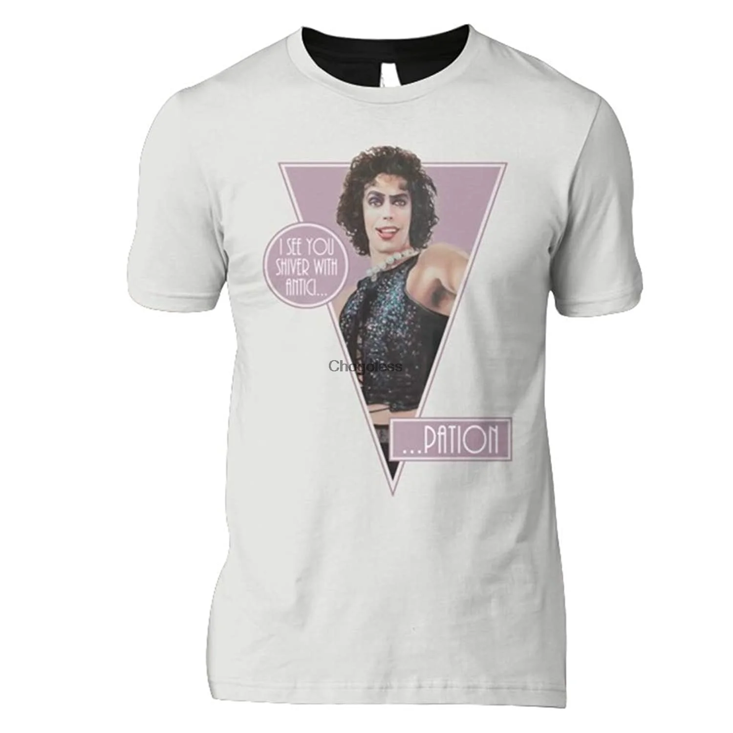 

The Rocky Horror Picture Show I See You Shiver With Antici Slim Fit TShirt Mens Pop Culture Graphic Tees Tee Shirt De