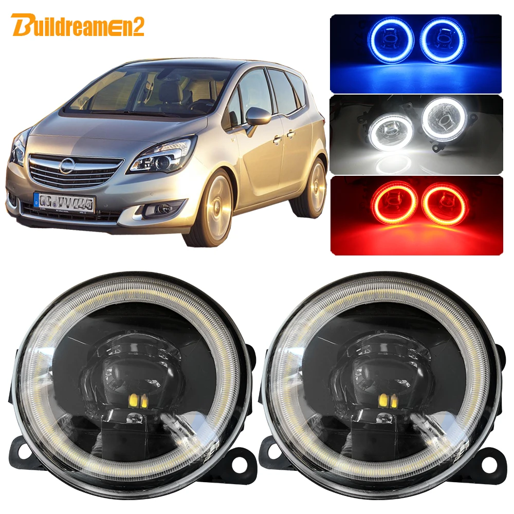 Buildreamen2 для Opel Meriva автомобиля 4000LM светодиодный лампы Противотуманные фары