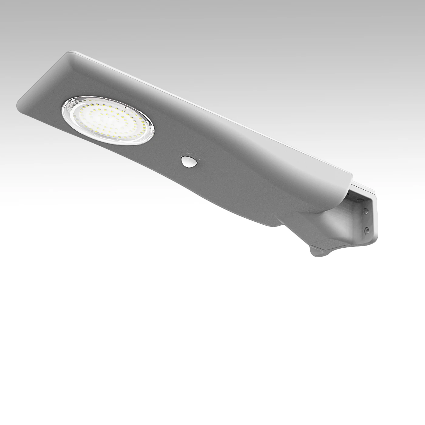 Compact 15W Solar Street Light Energy Saving Exclusive Garden Panel LED Dusk to Dawn Remote Control Pole Surface Mounting