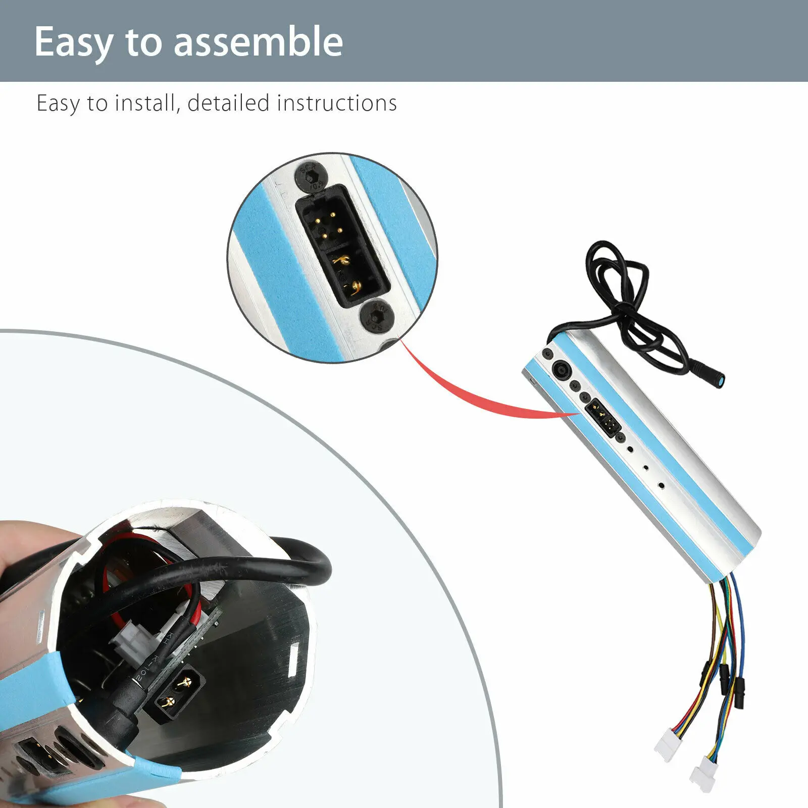 

New Replacement For Ninebot Segway ES1/ES2/ES3/ES4 Scooter Activated Bluetooth Dashboard Control Board