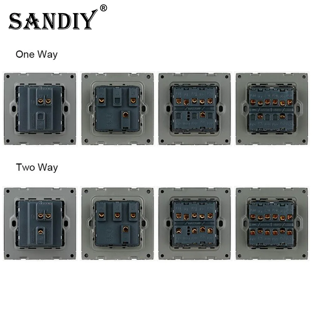 Type 86 With LED Wall Light Switch Panel For Concealed Installation Single And Double Control Household | Обустройство дома