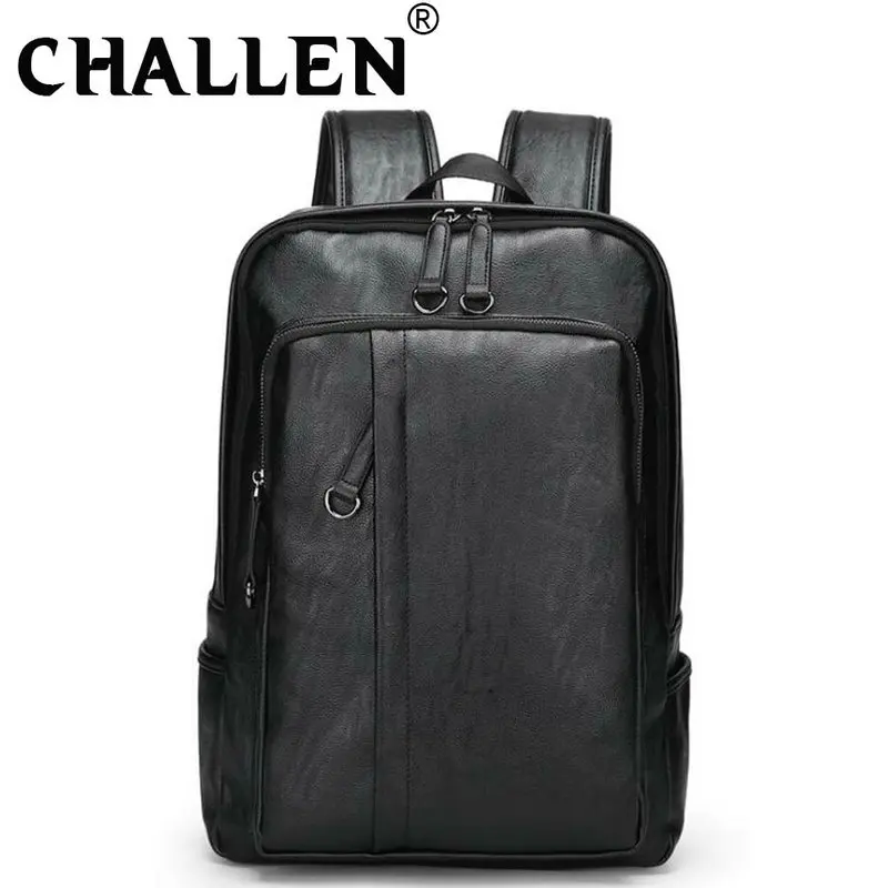 Новый мужской рюкзак модная повседневная Дорожная сумка из искусственной кожи