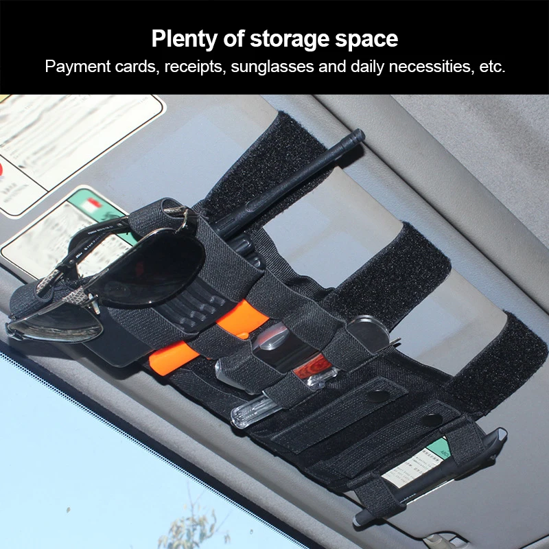 

Tactical Car Visor Sun Storage Bag Truck Shade Panel Bag Organizer Pouch Holder