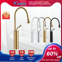bakicth basin faucet single lever 360 rotation spout moder brass mixer tap for kitchen or bathroom basin water sink mixer