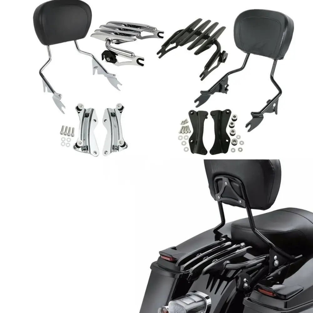 Съемный 4-точечный багажный стеллаж для мотоцикла спинка Harley FLHXS 2014-2018 |
