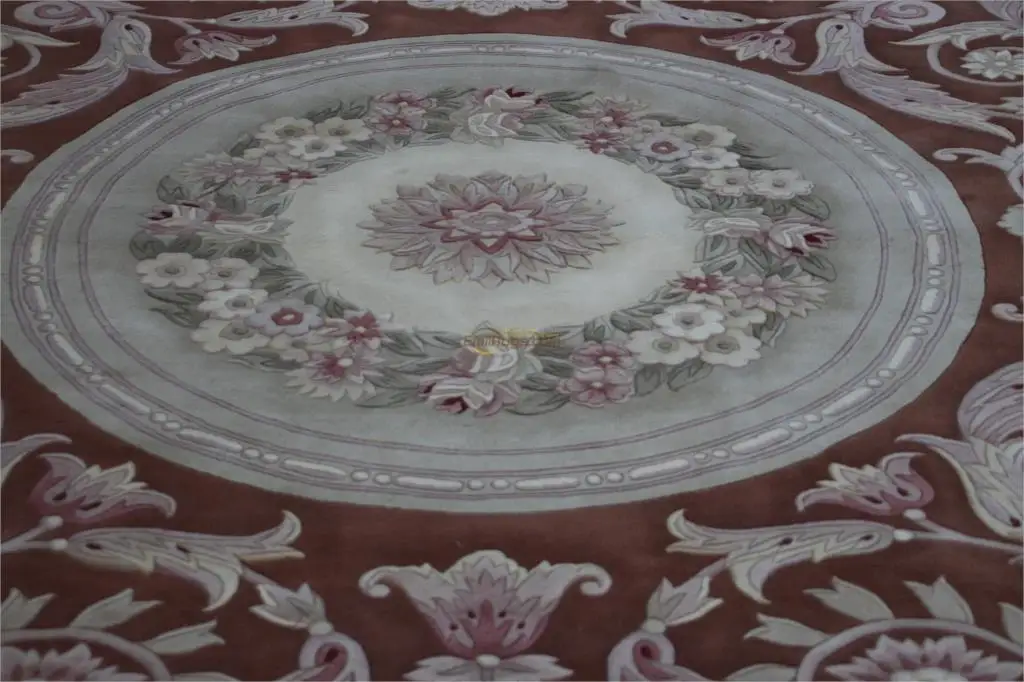 Koop Savonnerie Trap Tapijt Bloemen Rozen Oosterse Hand-Geweven Geborduurde Voor Thuis Decoratie Museum Breien Savonnerie