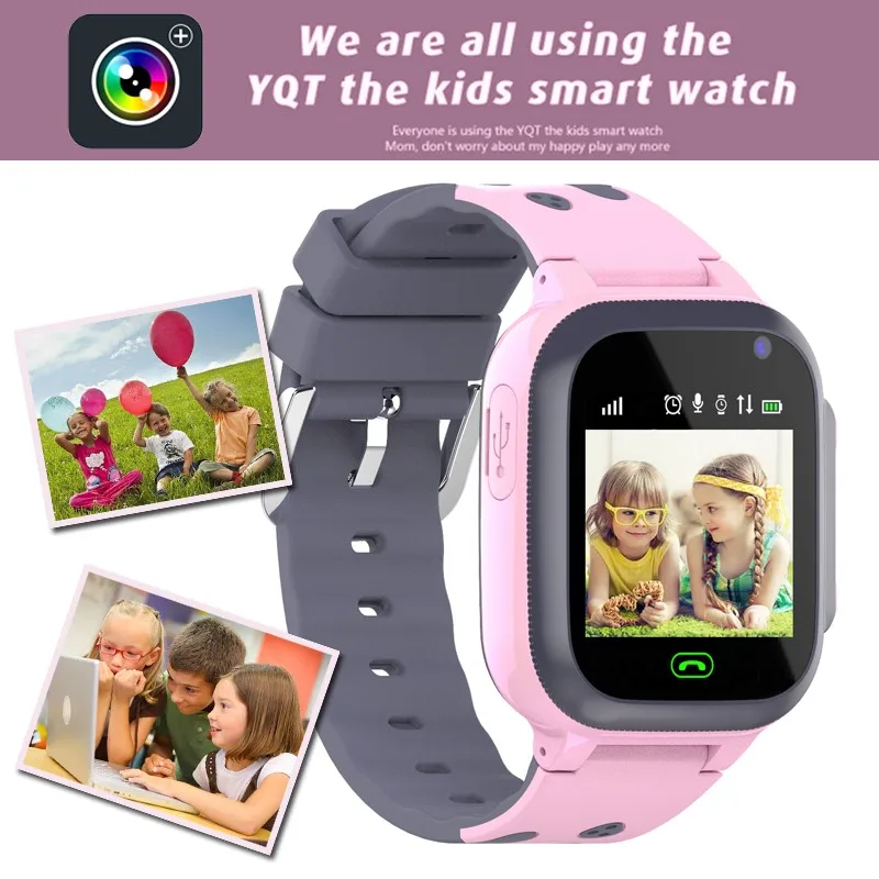 Kids Smart Watch For Children Baby SOS Bracelet Waterproof Clock With Camera 2G SIM Card GPS Android Watches | Электроника
