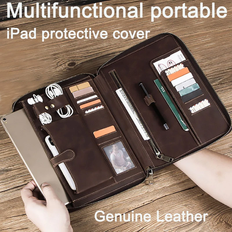 Multifunctional Smart Cover For iPad 10.5 Inch Leather Protective Sleeve For iPad Air Pro Gen 3 4 Galaxy Tab And Lenovo Tab M10