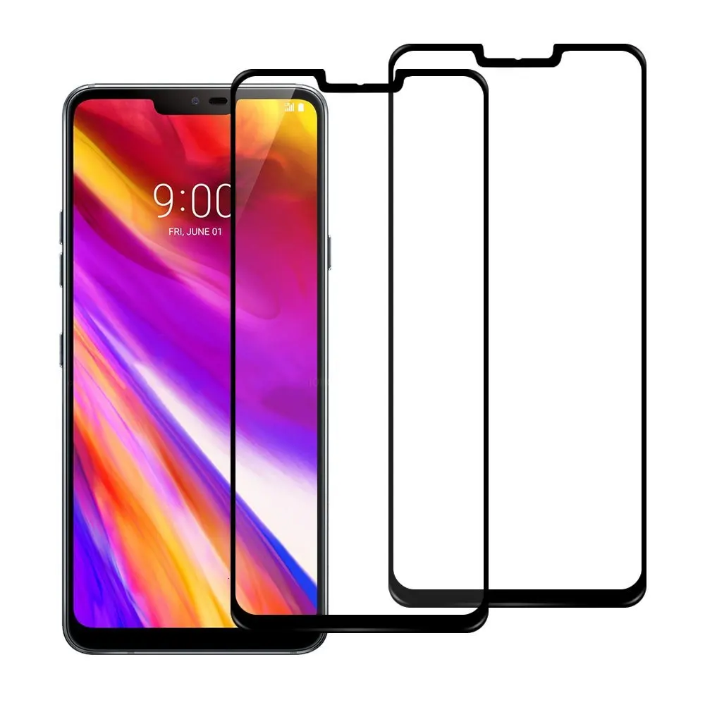 Закаленное стекло 5D 9H с полным покрытием для LG Q9 защита экрана защитой от царапин