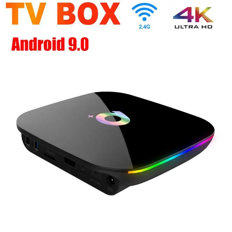 Приставка Смарт-ТВ Android 2021 4 + 32 ГБ 2 4G 10/100 м USB 3 0 | Электроника