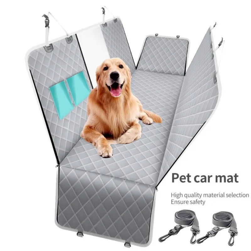 

2023 New Dog Car Seat Cover Waterproof Pet Transport Dog Carrier Car Backseat Protector Mat Car Hammock For Small Large Dogs