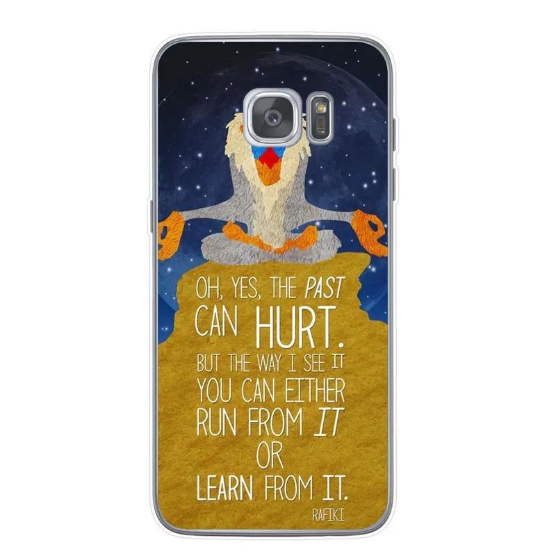 Король Лев Нала Симба Тимон Мягкий Силиконовый ТПУ чехол для телефона samsung Galaxy S6 S7