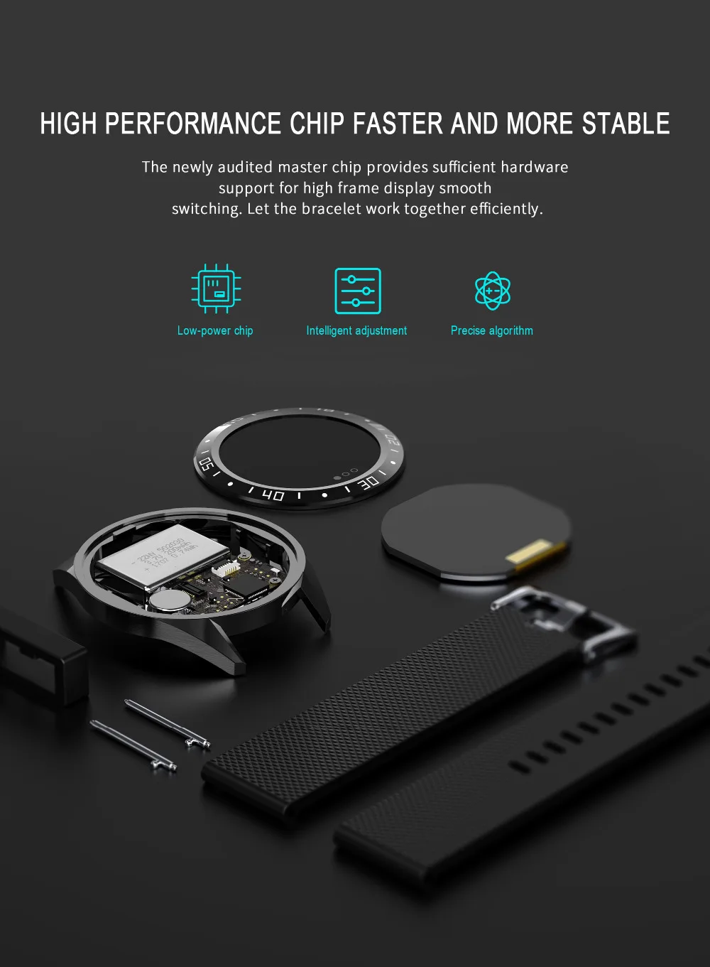 Wearpai GT105 фитнес-трекер Смарт-часы для мужчин, погода, шагомер, водонепроницаемый трекер активности, Все совместимые умные часы