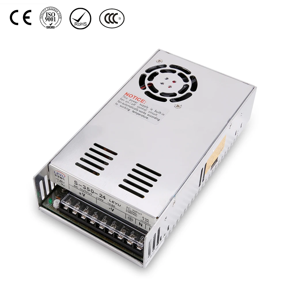 Высокое качество AC DC S 350 36V одиночный выход led Импульсный источник питания