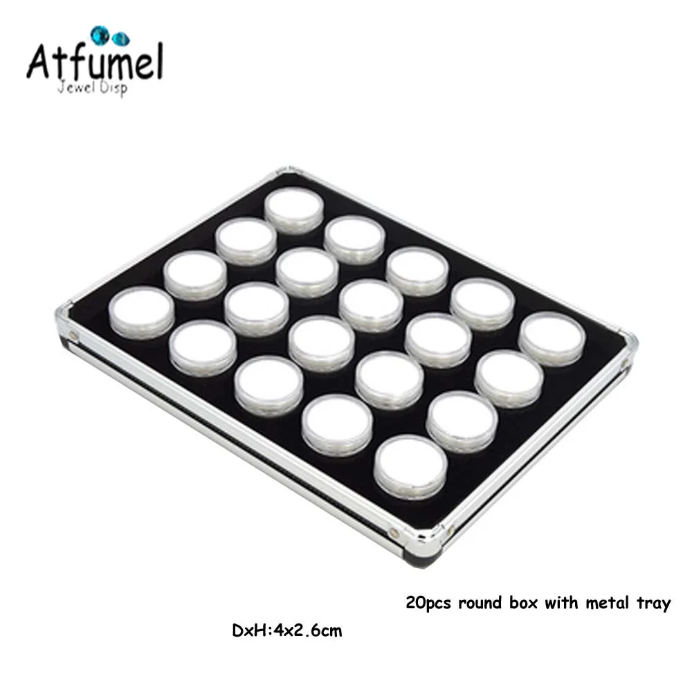 Металлический органайзер для ювелирных изделий с бриллиантами поднос вставкой