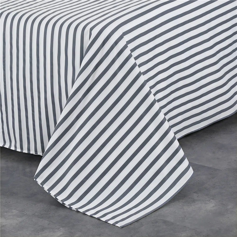 

2021 Home Textile Geometric Pattern Printing Solid Color Simple Fashion Bedding Suit Duvet Cover Pillowcase Bed Sheet 3/4pcs