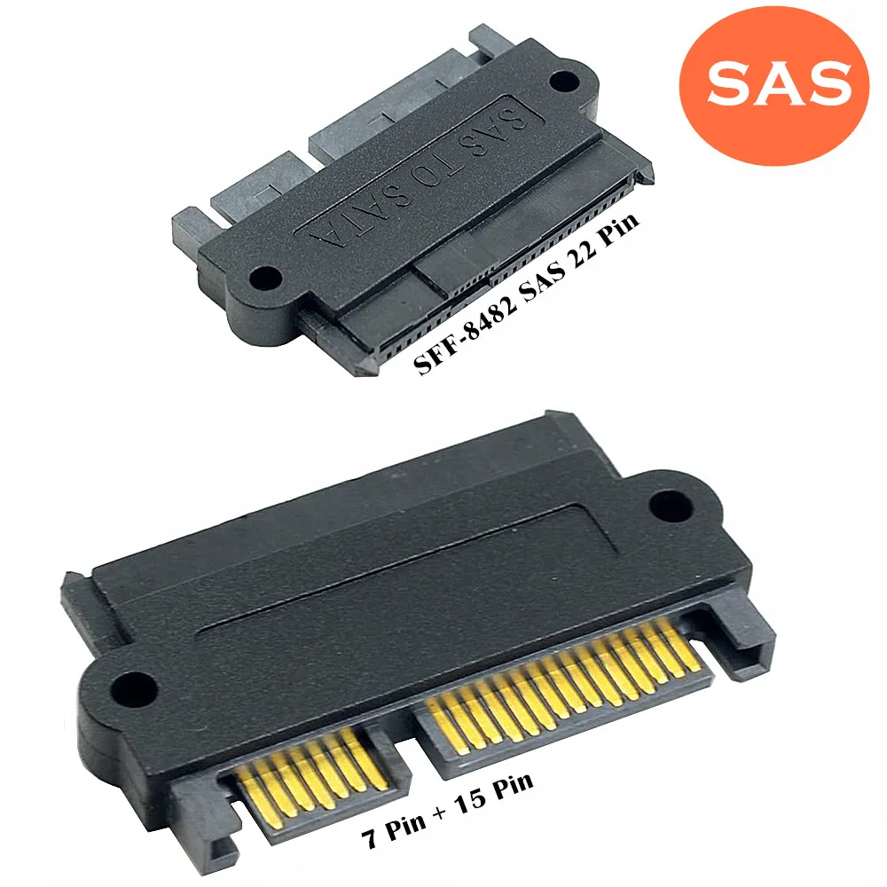 Переходник SAS 22 Pin адаптер Raid для жесткого диска SATA с 15 7 + на SFF-8482 | Компьютеры и