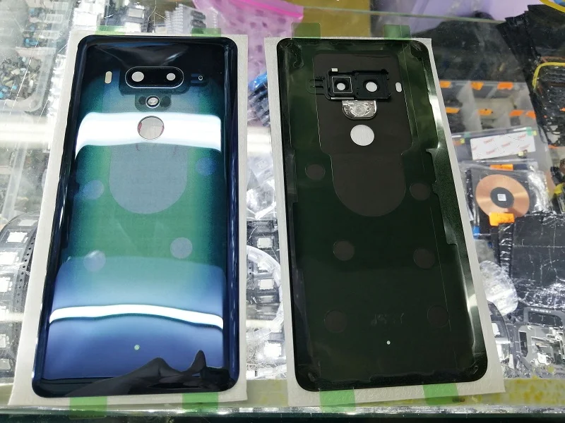 Новая задняя панель телефона HTC U12 + Plus с наклейками и объективом камеры 1