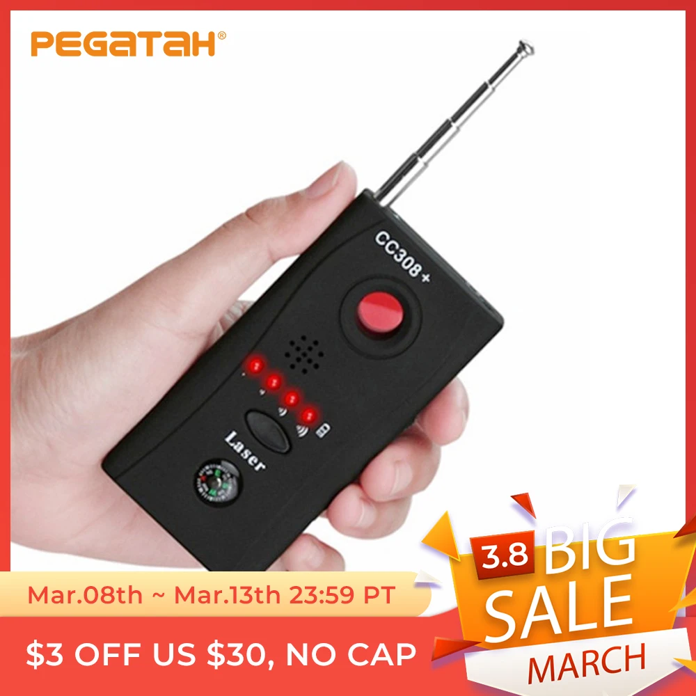 

Anti Detector Mini Gadgets Finder Camera Bug GSM Jamming GPS Signal lens RF Tracker Mini Camera Detect Wireless Wiretapping