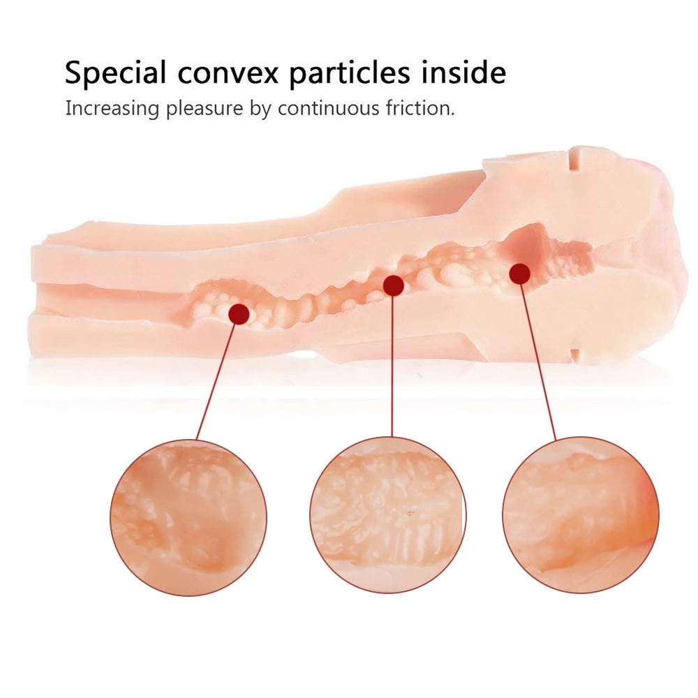 Мягкая силиконовая чашка самолета Мужской мастурбатор имитирующий вагинальный