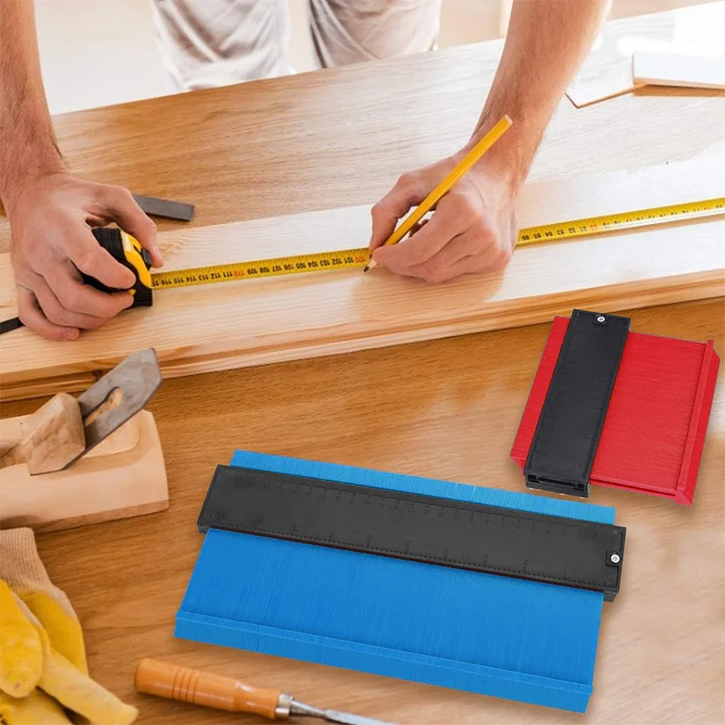 

2 Pack Wider Contour Gauge Duplicator,Profile Gauges Contour Duplications Gauge Copy Irregular Shapes Measuring