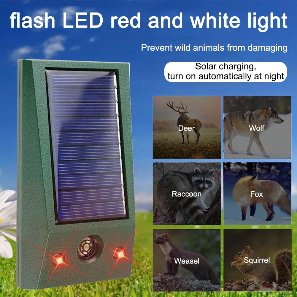 Солнечный ультразвуковой от крыс Отпугиватель москитов средство для дома и