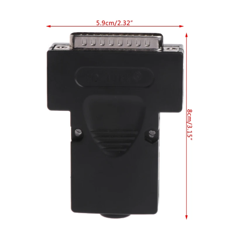 DB25 наружный/гнездовой винт 25 контактный штекер Клемма Бесконтактный разъем