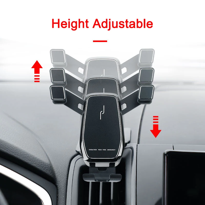 gravity car phone holder dedicated air vent mount clip clamp mobile phone holder for ford edge accessories 2019 2020 free global shipping