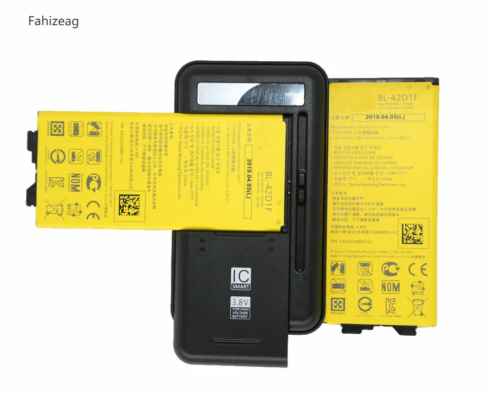 Fahizeag 2 шт. BL 42D1F Батарея + Зарядное устройство для замены телефонов LG G5 H868 VS987 H860N H860