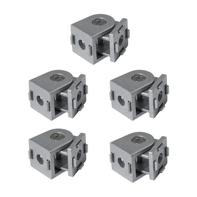 

5Pcs Zinc Alloy Pivot Joint for Aluminum Extrusion Profile 2020 Series, Flexible Pivot Joint for 2020 Aluminum Profile