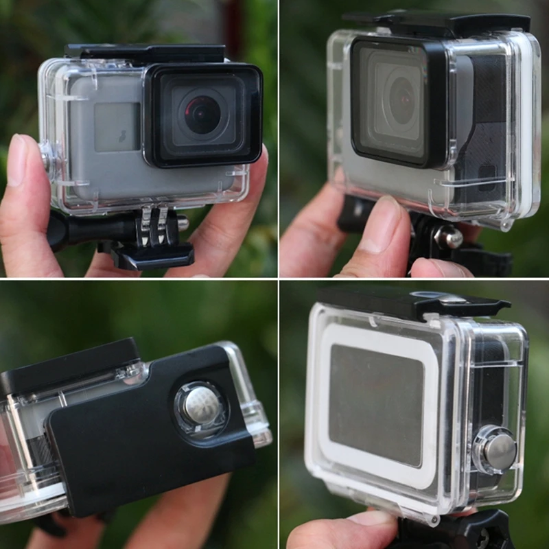 Go Pro Eplacement водонепроницаемый корпус чехол для GoPro Hero 7 6 5 черный камера Дайвинг крепление Спорт Экшн камеры аксессуары
