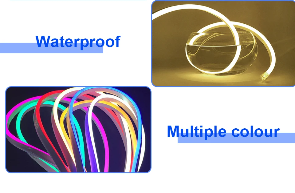 Светодиодная неоновая лента Tuya с поддержкой Wi Fi 12 В постоянного тока SMD