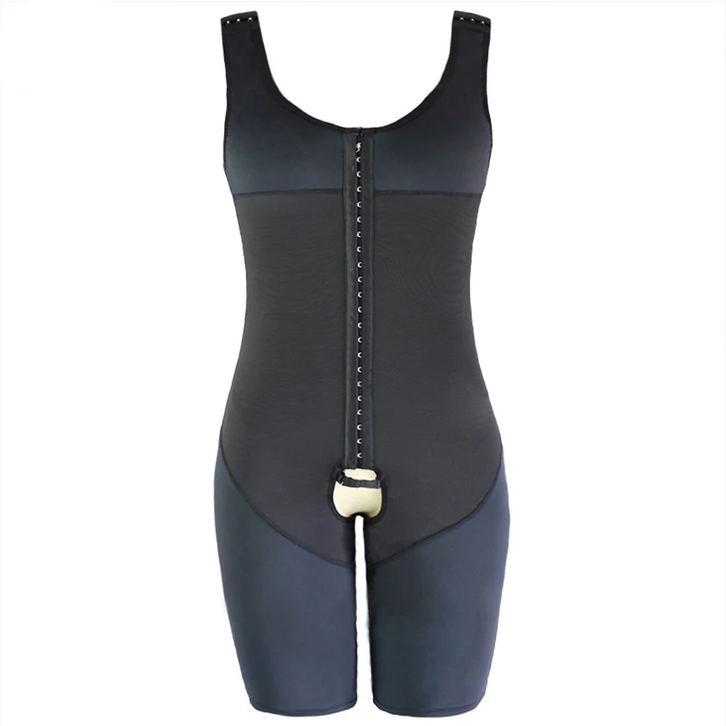 

Men Shapers New Trainers Male Sleeveless Full Bodysuit S-6XL Open Crotch Corset Black Beige Slimming Shapewear Powear