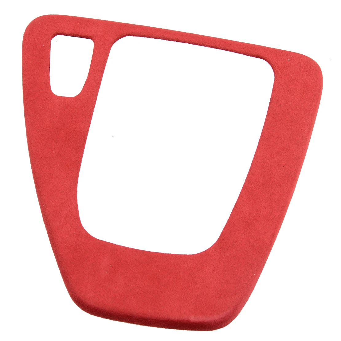 

beler Alcantara Suede Gear Shift Panel Cover Trim Frame Fit For BMW 3 Series E90 E92 E93 2005-2012 Left Hand Drive Red