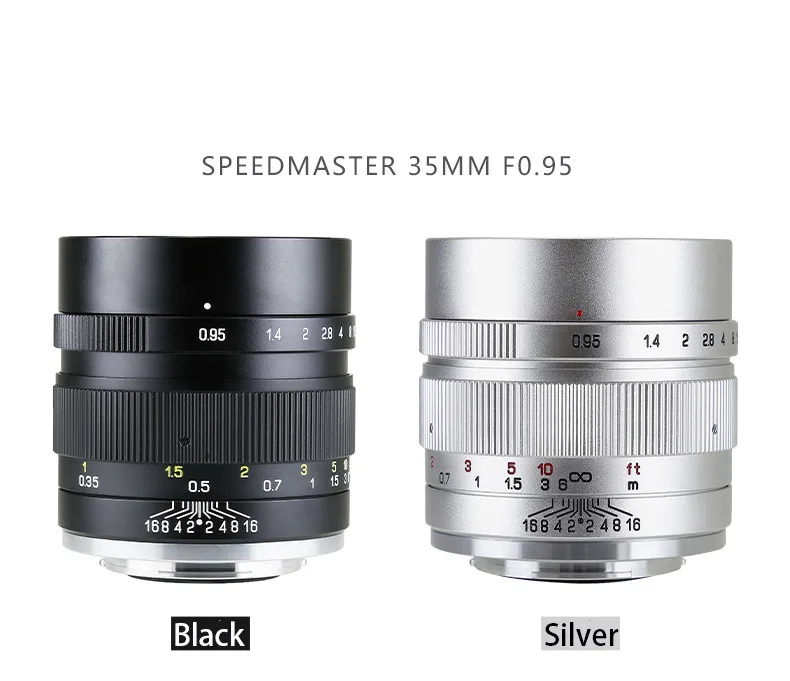 Жонгюй 35 мм F0.95 II объектив с широкой диафрагмой и APS-C рамка DSLR Камера