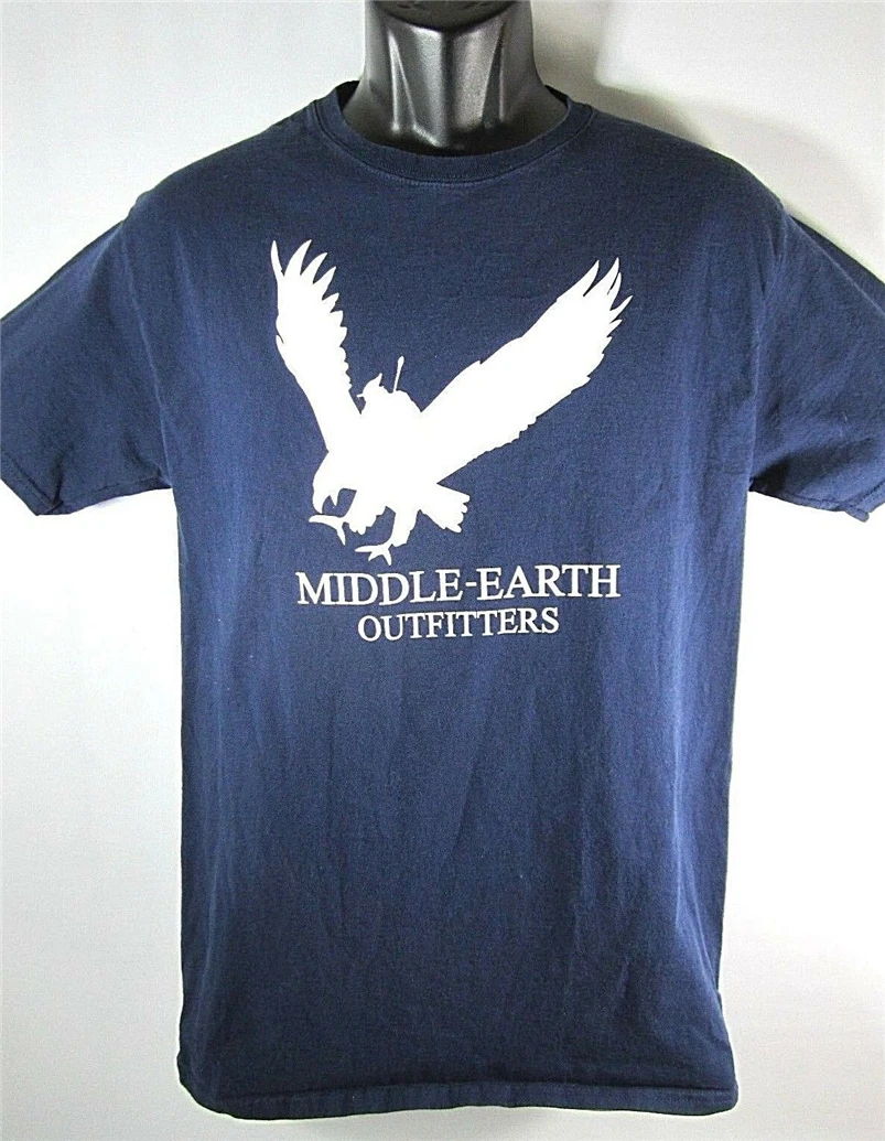Middle Earth Outfitters Lotr Lord Of The футболка с кольцами Мужская Sm Sci Fi Comic Con летняя стильная