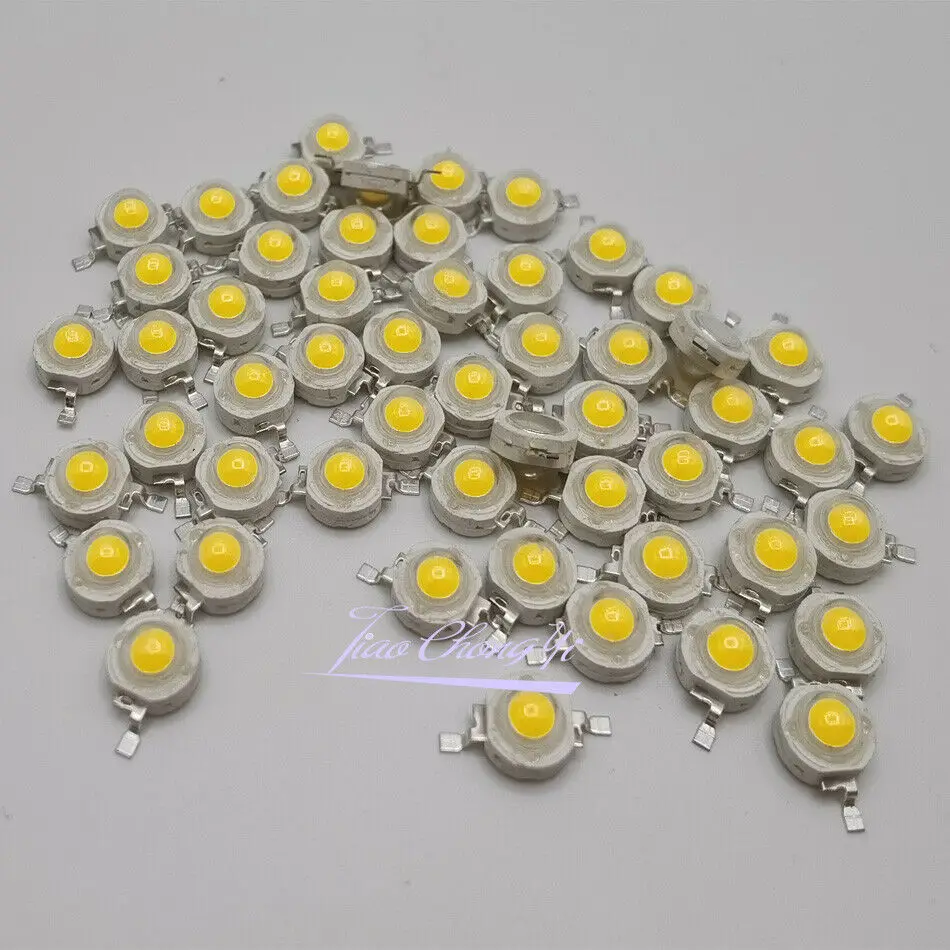 1W 3W Full spectrum white light 3.2-3.6v 350mA 700mA Spectrum LED Grow Light Diodes For DIY Plant 20mm PCB star | Лампы и освещение