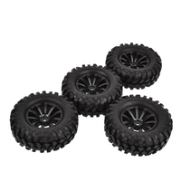 4pcs 96mm 1 9 inch wheel rims rubber tires for axial scx10 tamiya cc01 d90 rc car