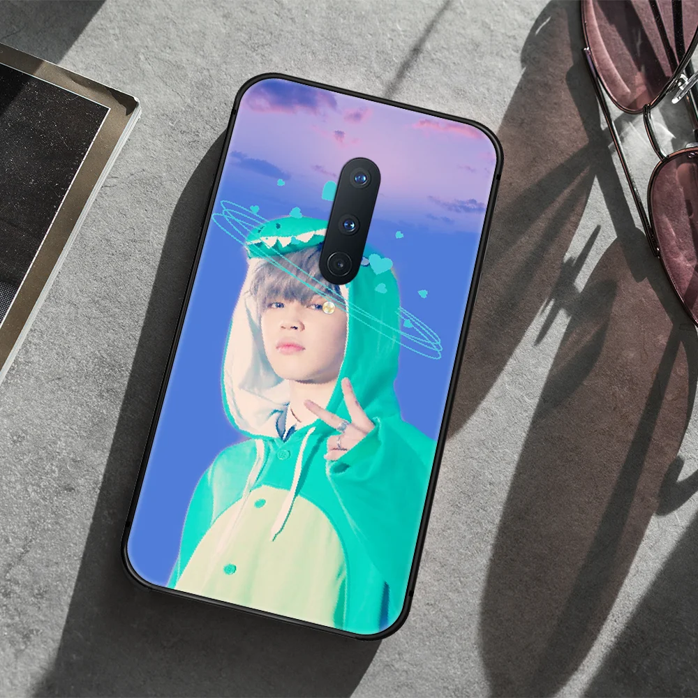 

Bangtan Boys JiMin Phone Case Cover Hull For 1+ Oneplus 5T 6 6T 7 7T 8 8T Pro black Cell Tpu Funda Fashion Cover Pretty Etui