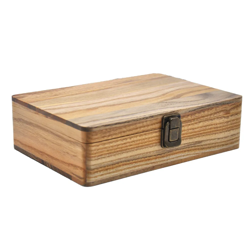 

Weed Grinder Set Portable Wooden Tobacco Box With Rolling Papers Smoke Smoking Pipes