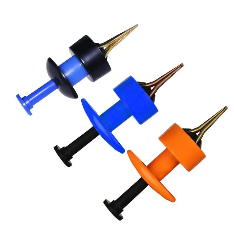 1 шт. 3 цвета Портативный Медь мотыль клип наживка приманка дождевой червь зажим