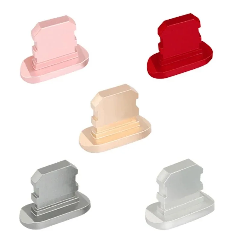 

The New Iphone Accessories Brushed Metal Making Dust Cap Fashionable and Bright Color Exclusive Butt BuckleThe No Dust to Bother