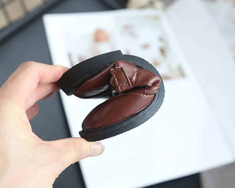 

Children's Leather Shoes Pring New Bowknot Leather Shoes Baby Casual Shoes Children's Soft-soled Non-slip Shoes Kids Shoes