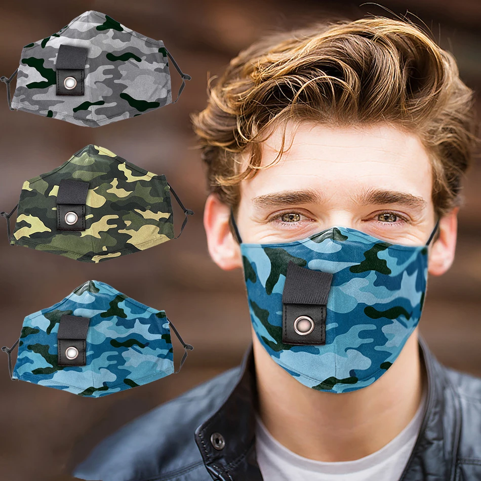 Модные многоразовые трубочки маски хлопок рот маска для лица PM2.5 с защитой от