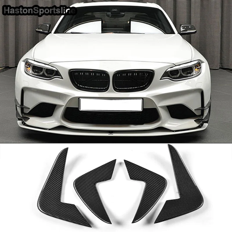 Для BMW M2 F87 углеродное волокно боковое крыло вентиляционные отверстия комплект