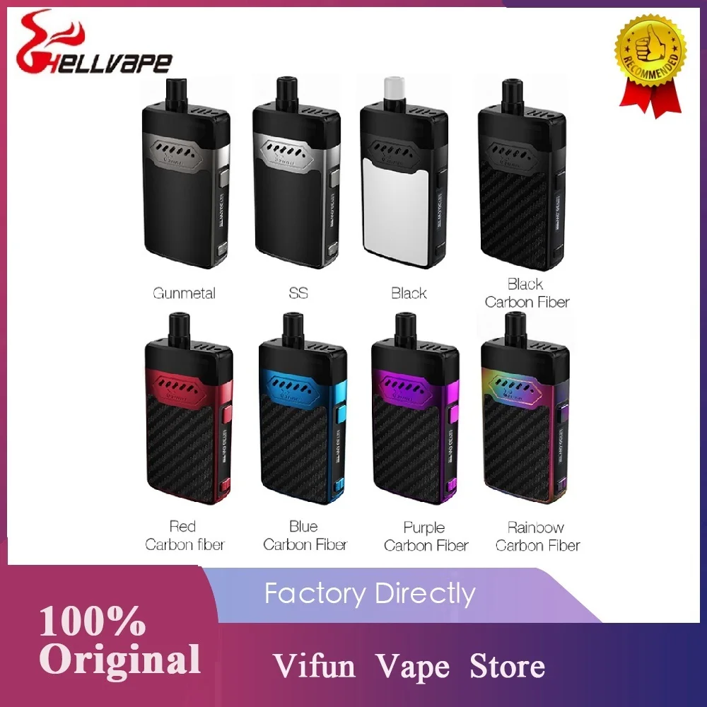 Набор для вейпа Hellvape Grimm электронная сигарета с аккумулятором 1200 мАч и картриджем