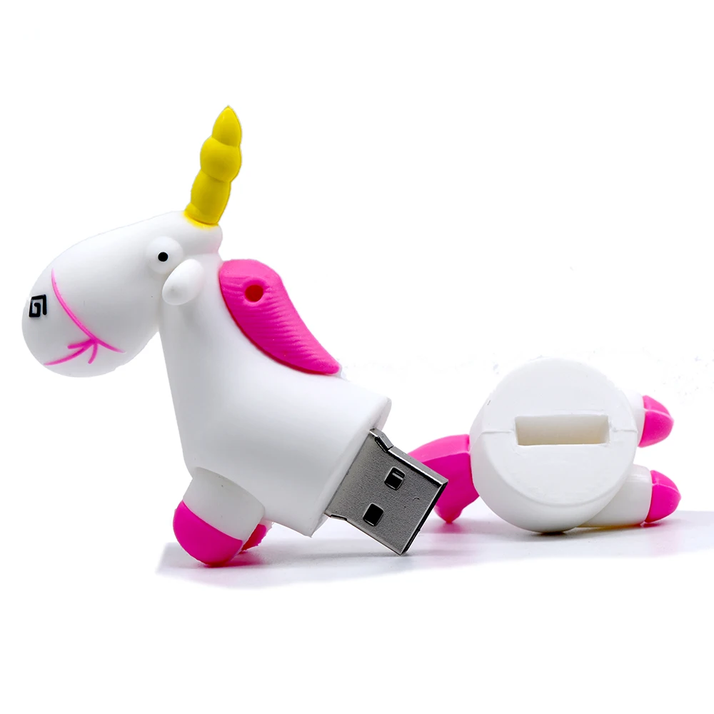 Флэш накопитель в виде животных белый цвет 32 ГБ 16 8 4 64 128 256 ГБ|USB флэш-накопители| |